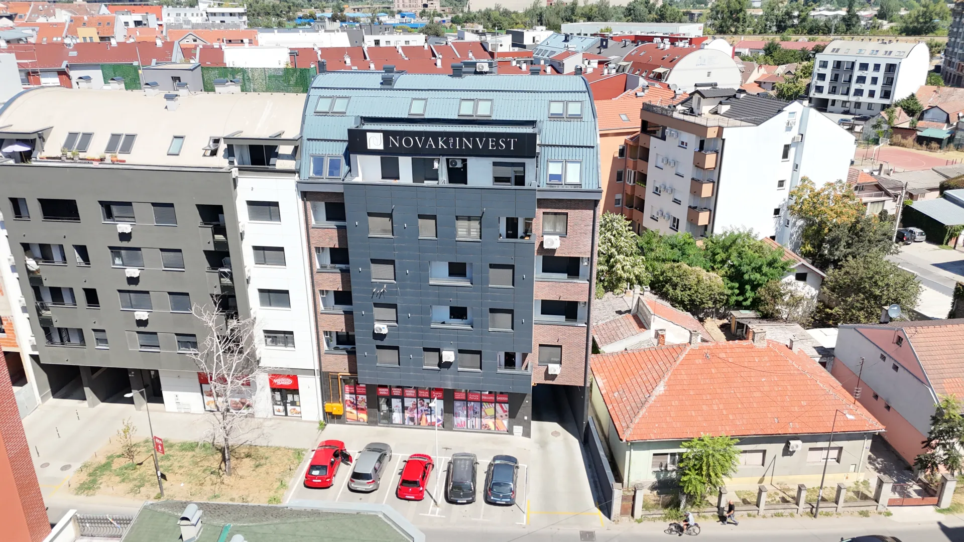 Bočni pogled na završeni objekat Gundulićeva 33